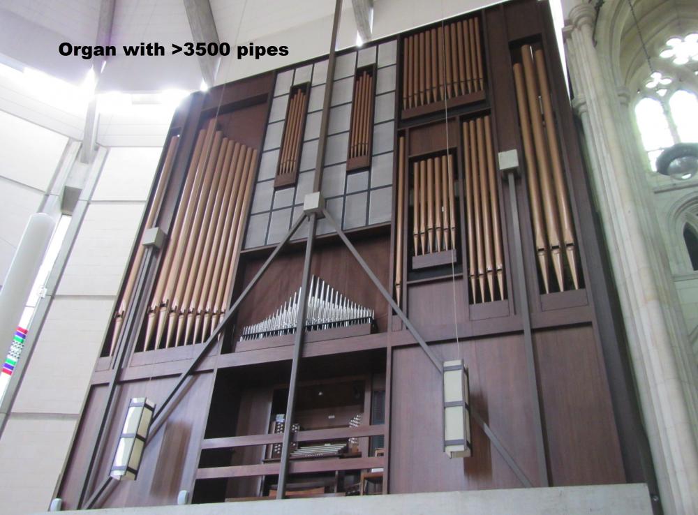 Organ with 3500 pipes